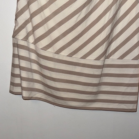White House Black Market Striped One-Shoulder Top - Picture 3 of 5